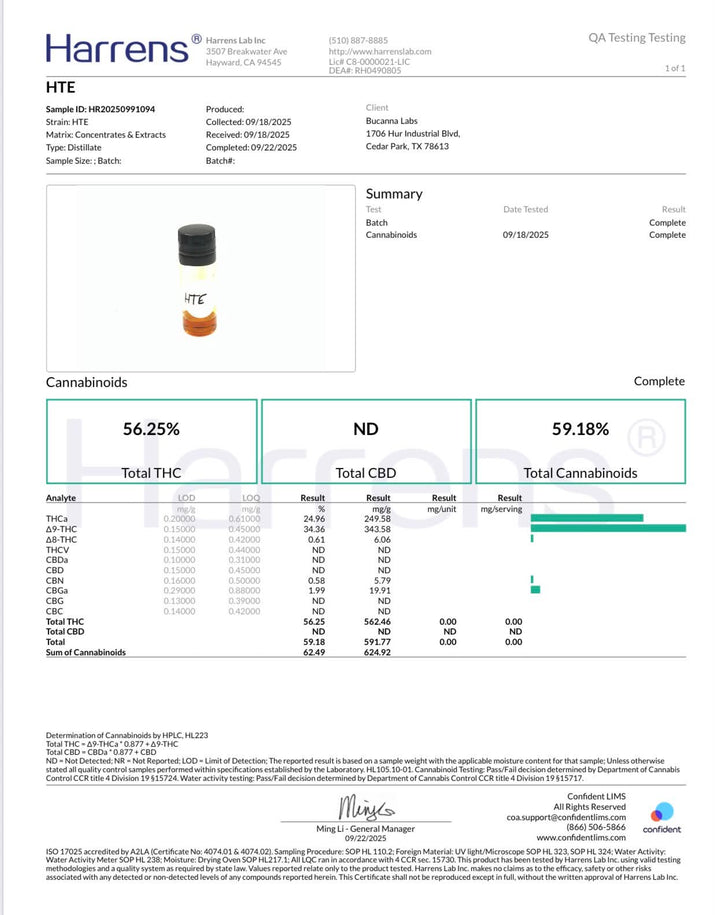 THCa HTFSE 1&amp;5ml